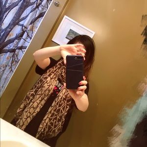 Calvin Klein monogram scarf